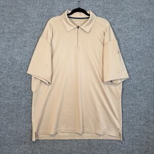 Propper Shirt Mens XL Beige Performance Stretch‎ Polo 1/4 Zip Workwear Uniform